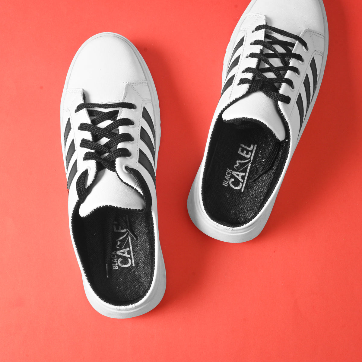 Low Cut Open Back Sneakers