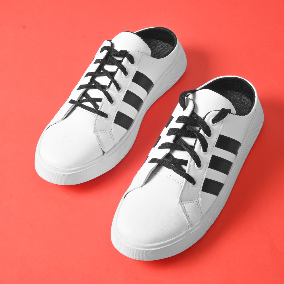 Low Cut Open Back Sneakers